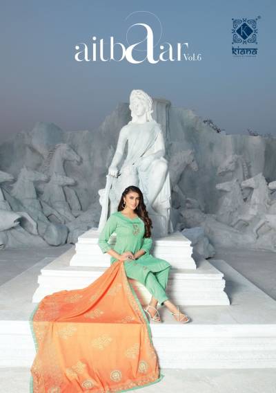 Aitbaar Vol 6 By Kiana Designer Festive Wear Readymade Salwar Kameez Collection